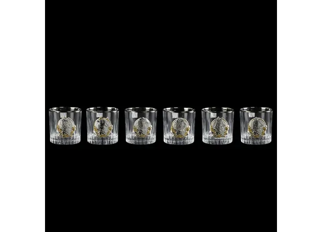 Набір склянок для віскі Boss Crystal Лідер Платинум 310 мл Фото 2